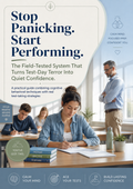 The Calm Tester: Beat Exam Anxiety & Boost Test Scores | CBT Guide for Students (Instant PDF Download)